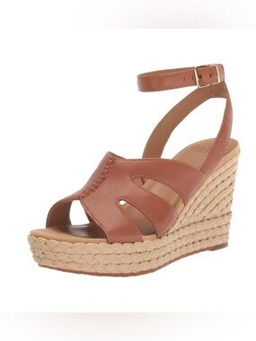 UGG Careena wedge leather Sandals 6.5